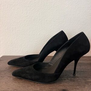 Jeffrey Campbell Black Suede Heels